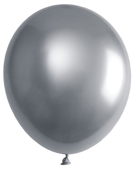 Latex-Luftballons 30cm in Silber &ndash; perfekt für jeden Anlass