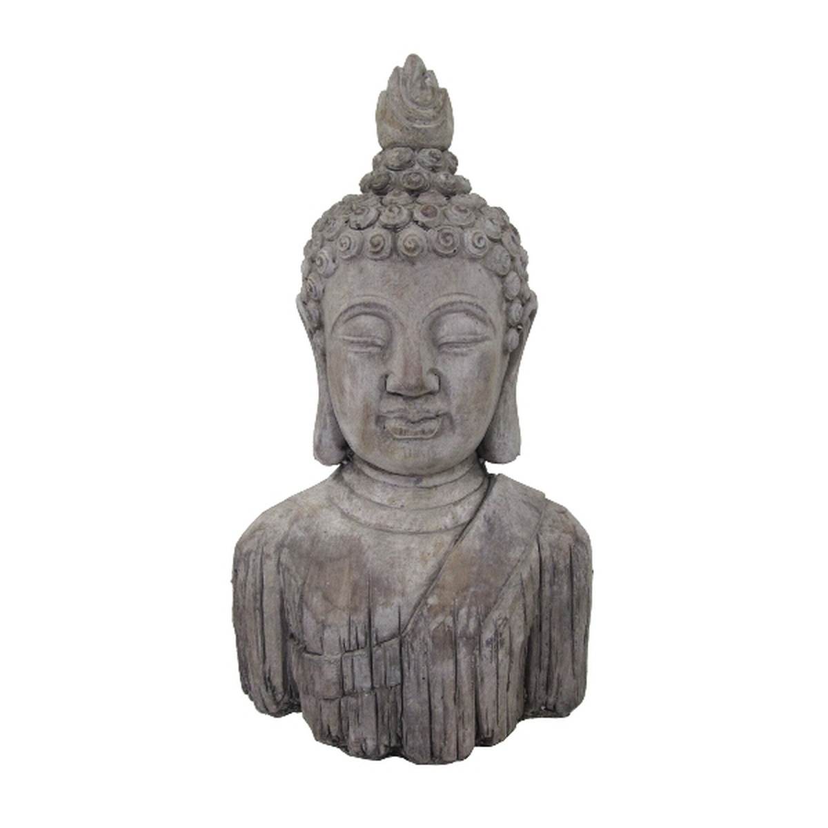 Dekofigur Buddha-Kopf Cement 26,5x14x10,5cm