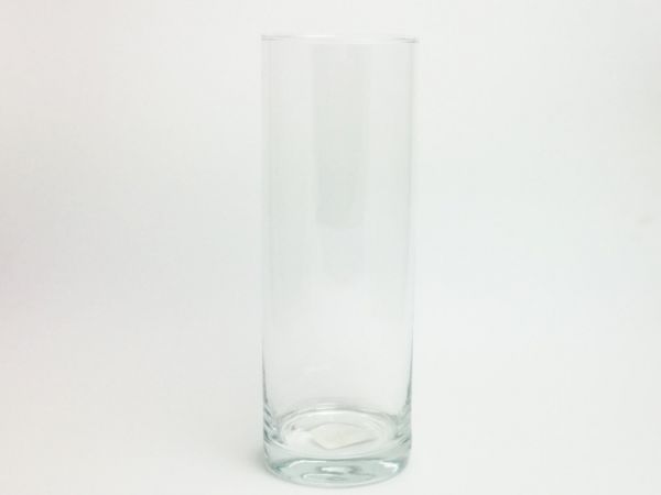 Vase Glas Zylinder D 10cm H 30cm