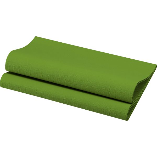 Duni Dinner-Serviette Leaf Green Bio Dunisoft 40x40cm 60er Pack