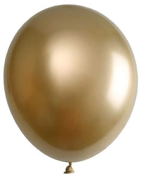 Luftballons Gold D 30cm Natur-Latex 6 Stück