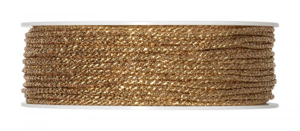 Kordel Gold glänzend D 2mm 50m Vorteilsrolle bei Tischdeko-Shop.de