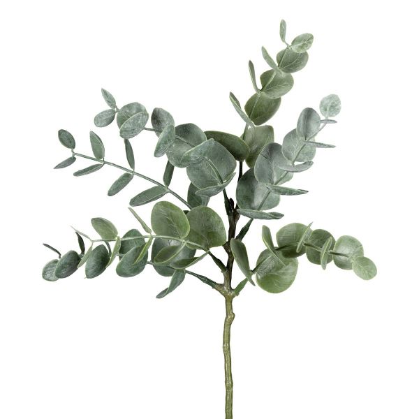 Künstlicher Eukalyptuszweig Grau-Grün  26 cm