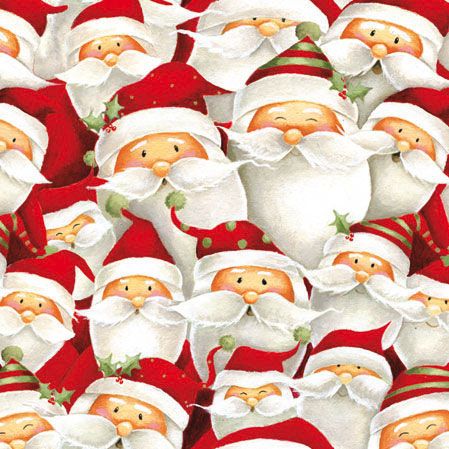 Serviette Funny Santa 25x25cm 20er Pack Weihnachten