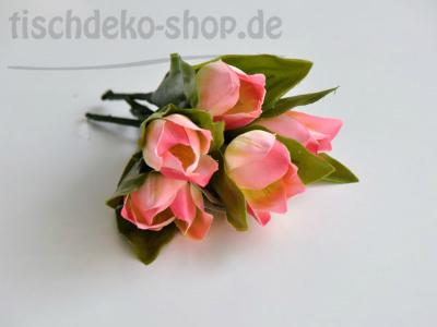Tulpen 6er Set Pink 16 cm
