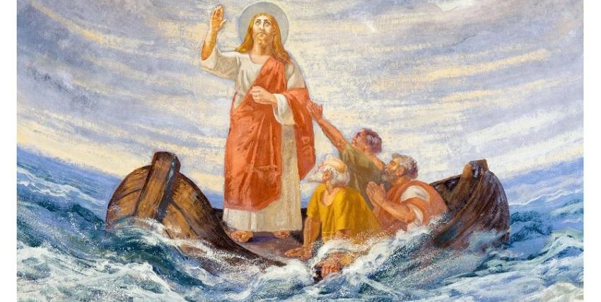 Jesus stillt den Sturm - Mit Jesus in einem Boot