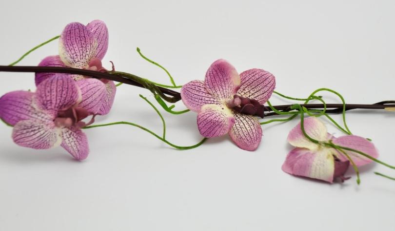 Orchideen-Girlande Pink 155cm